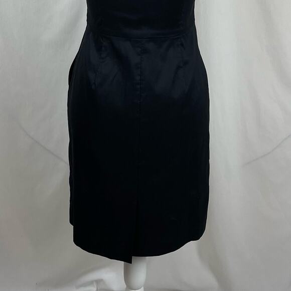 Ann Taylor Party Date Night Little Black Dress With Ruffled Bodice NWT Size 0P - Picture 7 of 15